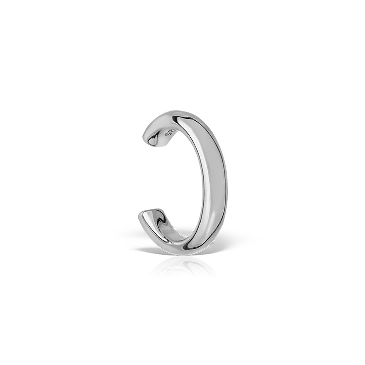 Minima Earcuff Earrings, Silver