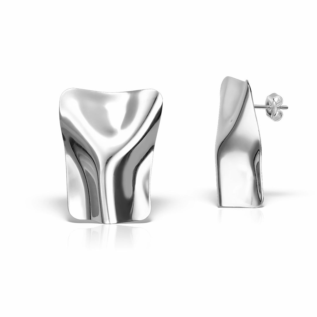 Crush Earrings, Sterling Silver