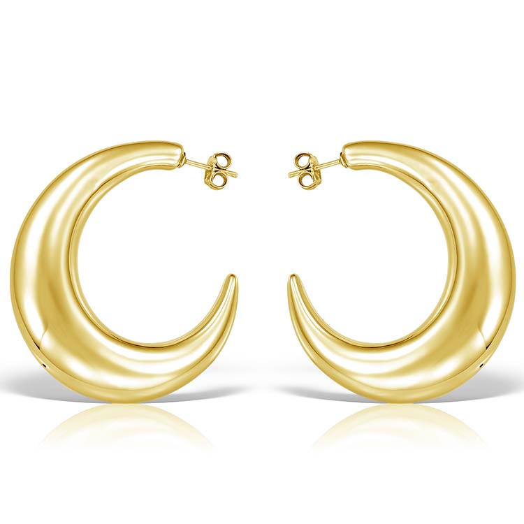 Delilah Earrings in Gilded Silver