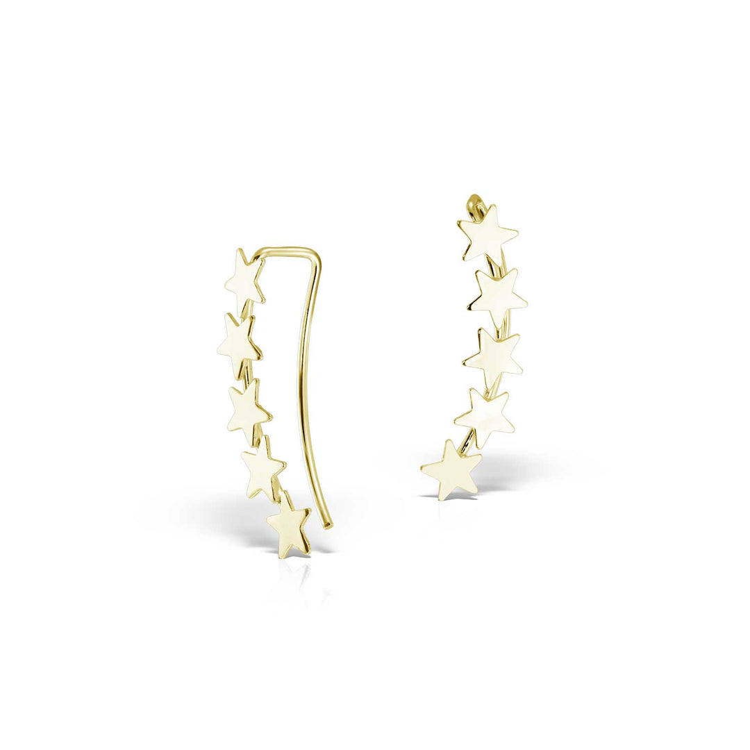 Cercei Constelation Earcuff, Argint Aurit