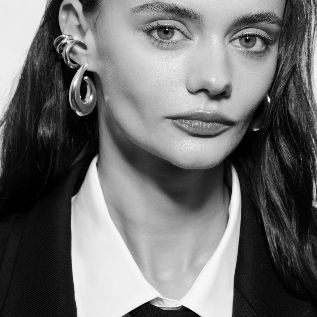 Earcuff Cinco Earring, Sterling Silver