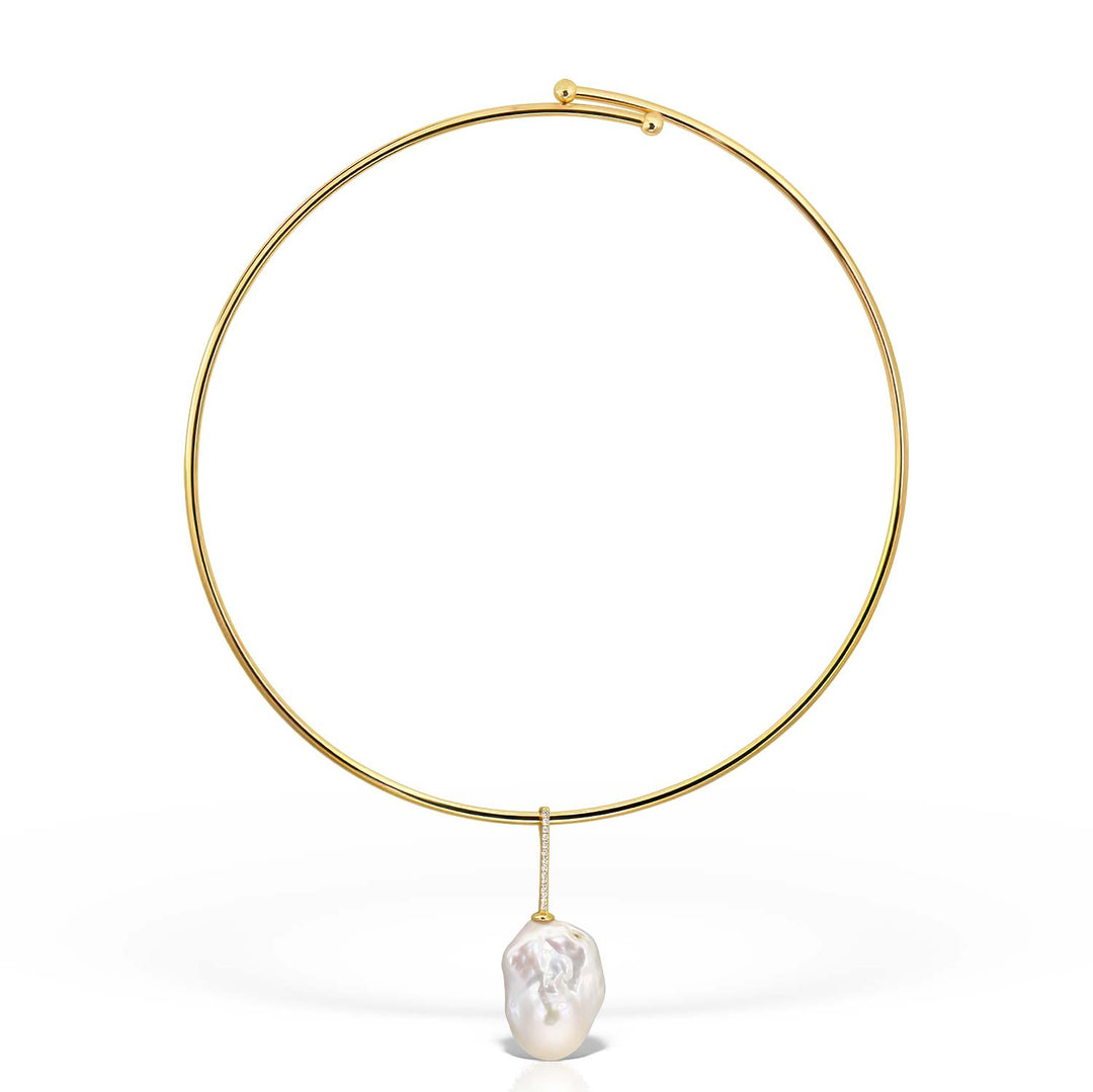 Stardom Disorder Choker, Silver Gold Plated