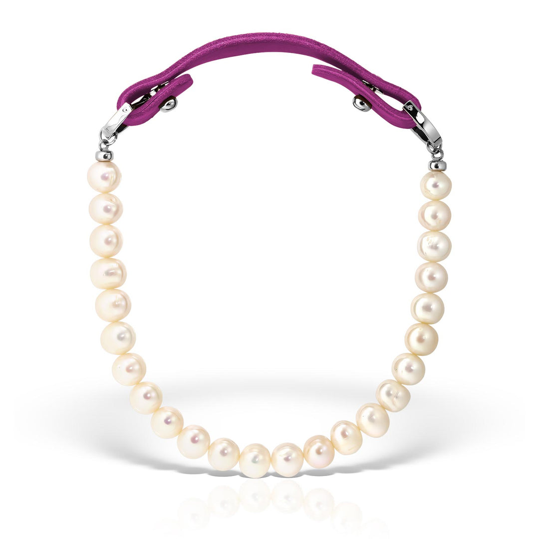 Colier Arden S, Perle si Piele
