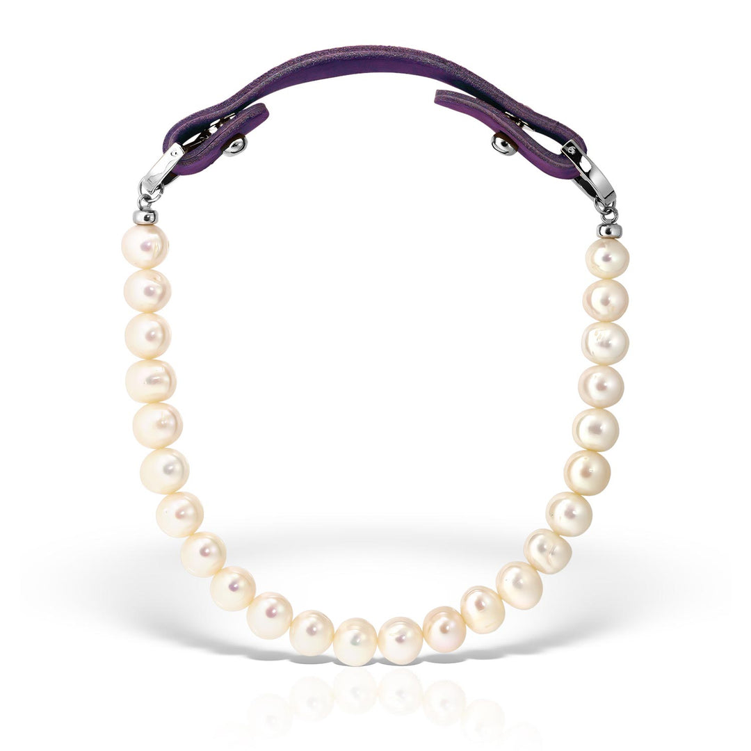 Colier Arden S, Perle si Piele