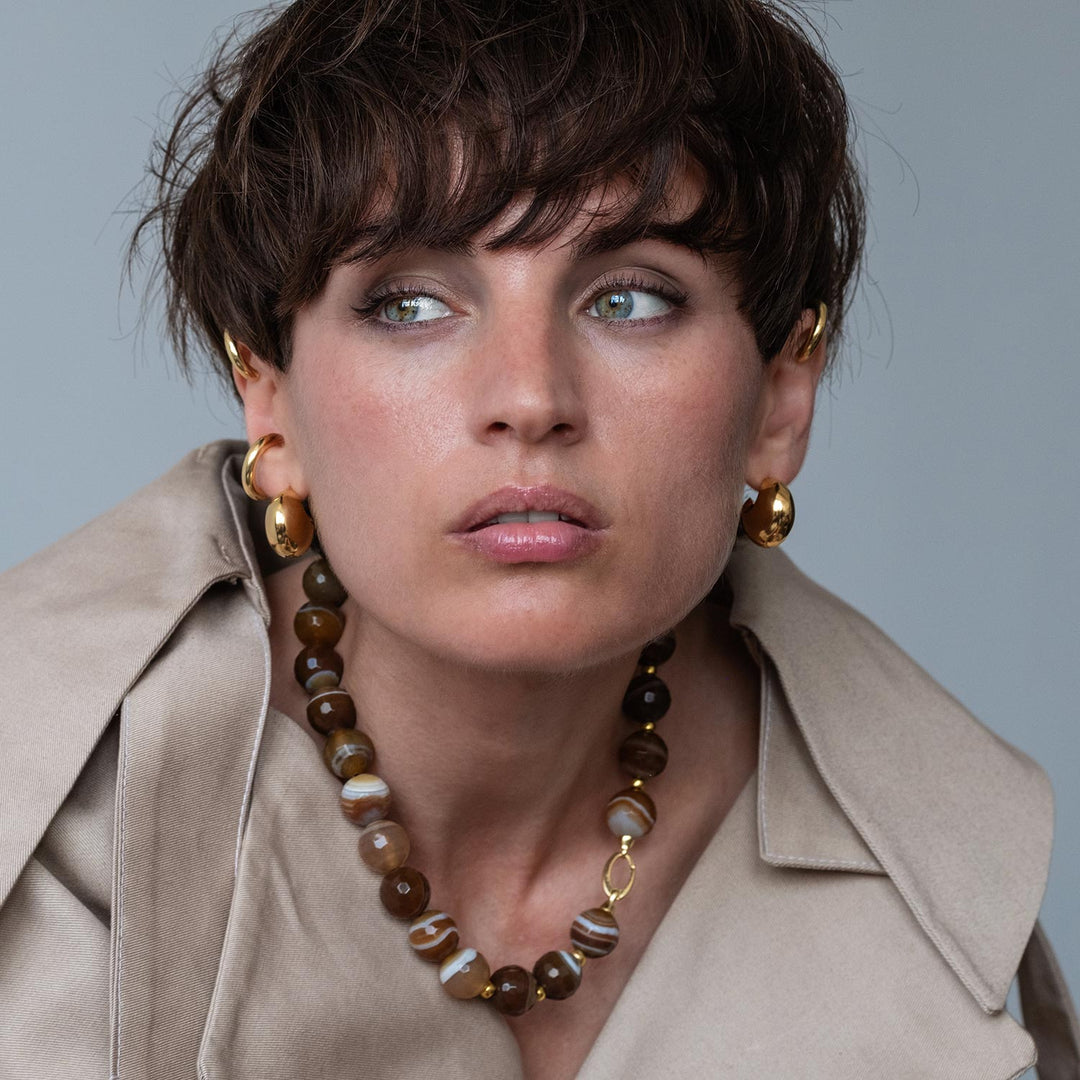 Auvergne Necklace, Gold-Plated Silver