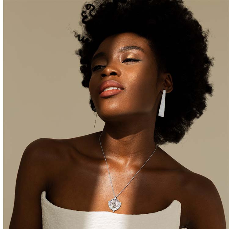 Silver Divisio Necklace