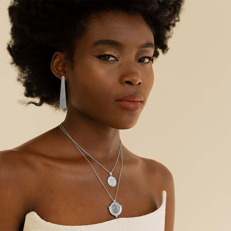 Silver Divisio Necklace