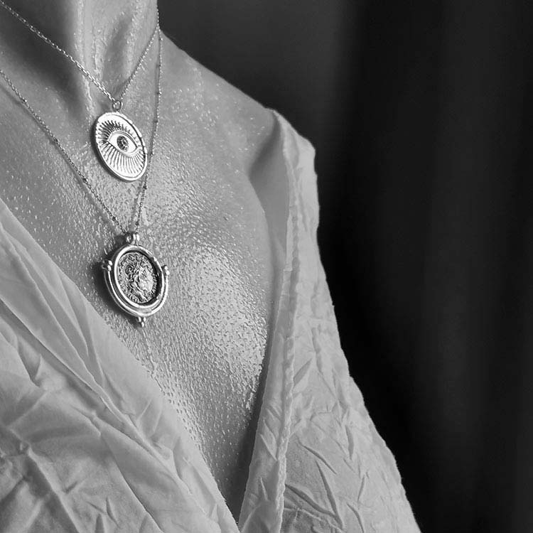 Silver Divisio Necklace