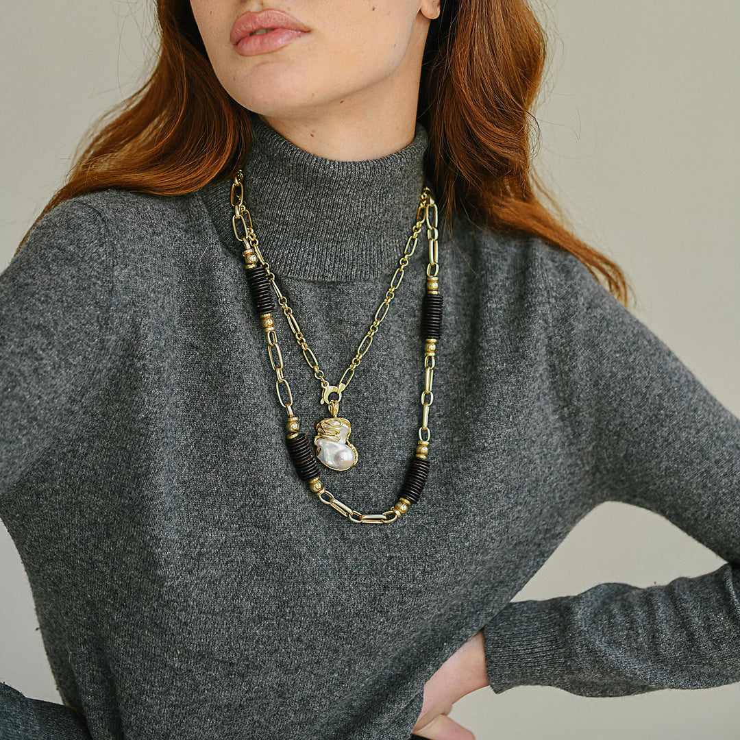 Dora Maar Necklace, Sterling Silver