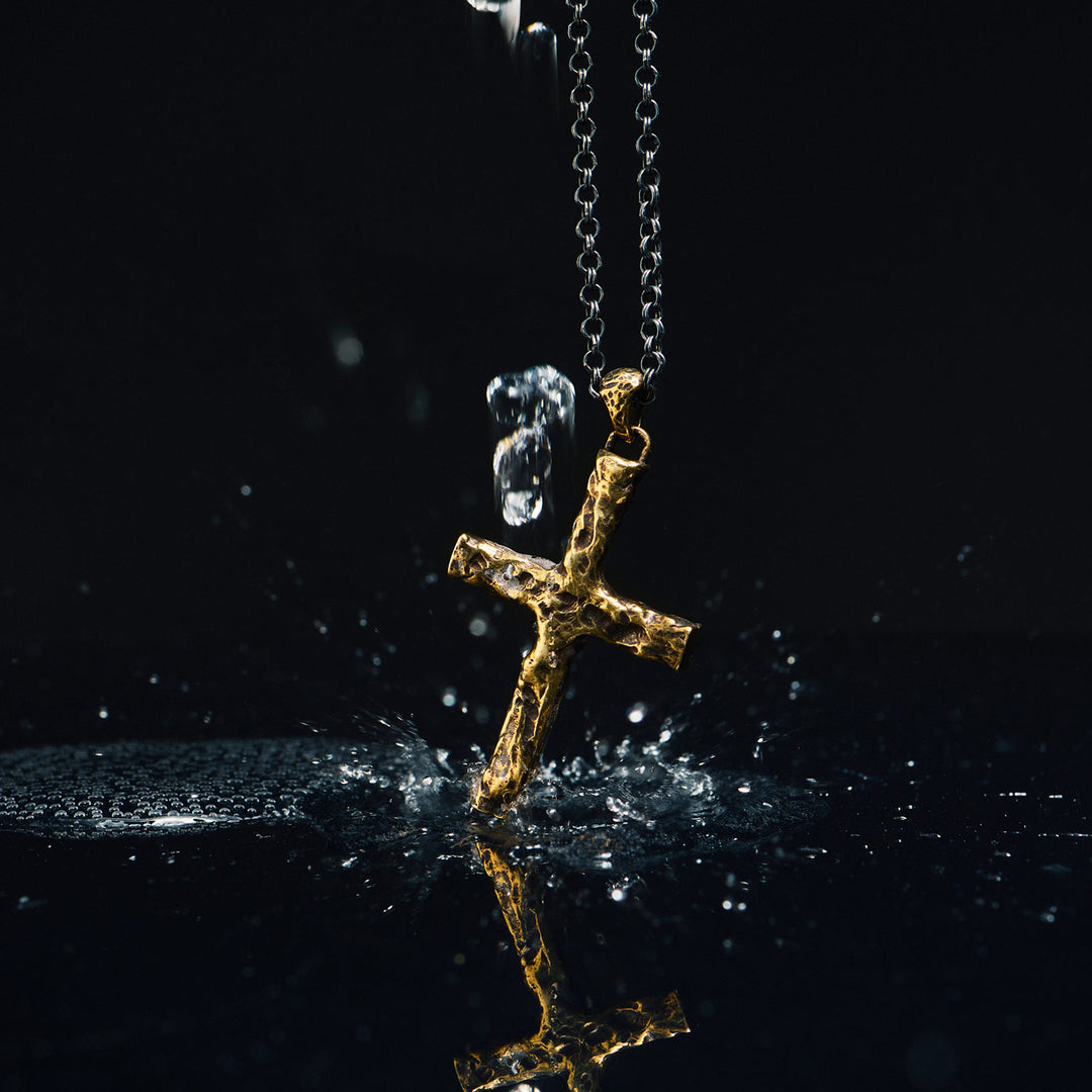 Introspectum 20 Alto Necklace, Gold-Plated Silver