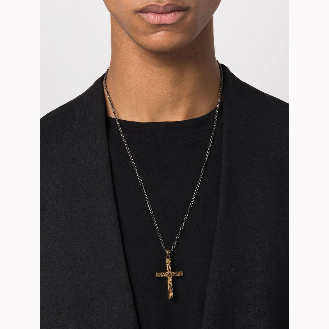 Introspectum 20 Alto Necklace, Gold-Plated Silver