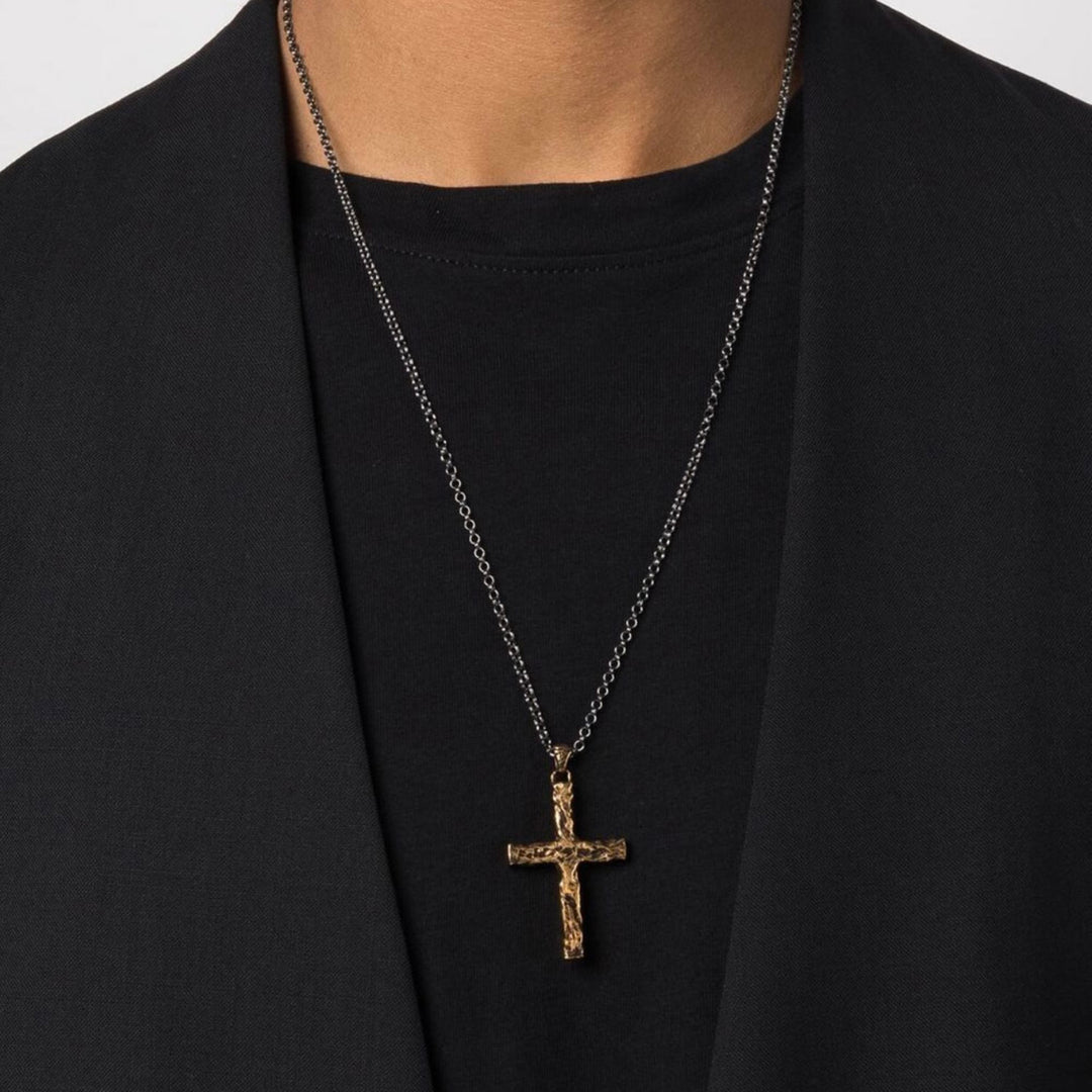 Introspectum 20 Alto Necklace, Gold-Plated Silver