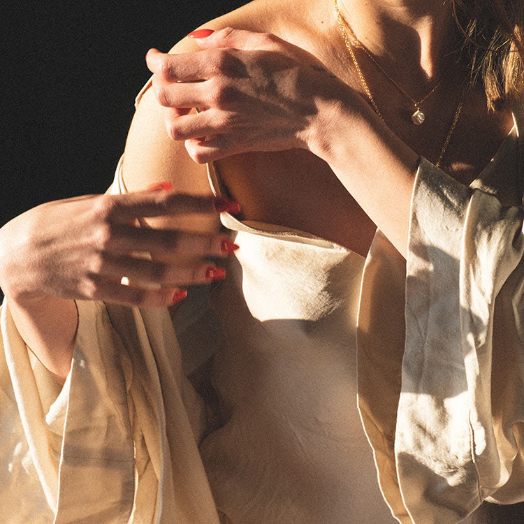 Colier Singular Disorder din Argint Aurit