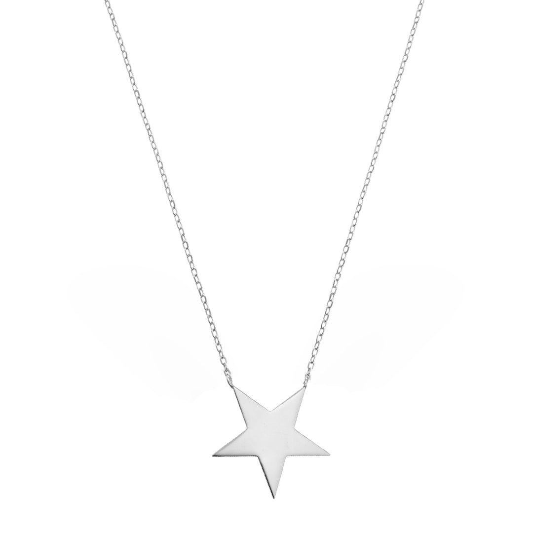 Superstar You Are Necklace, Sterling Silver