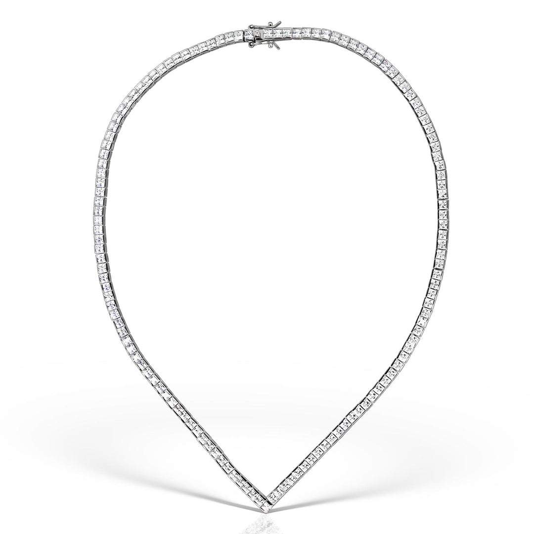 Silver Tennis Royale necklace