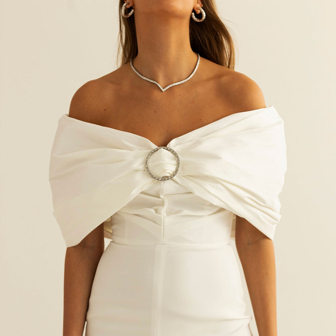 Silver Tennis Royale necklace