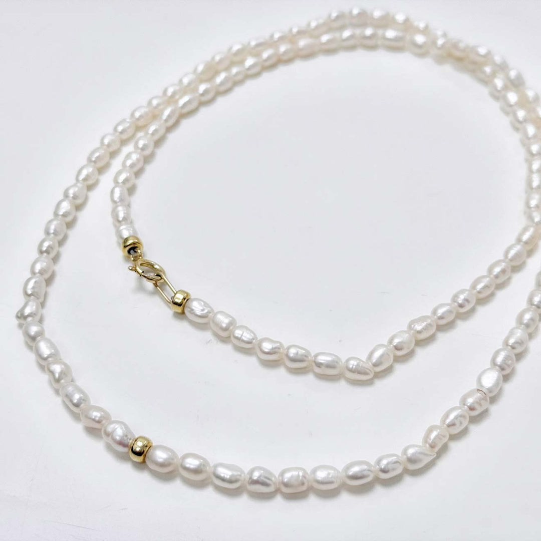 Therese Necklace, Gold-Plated Silver