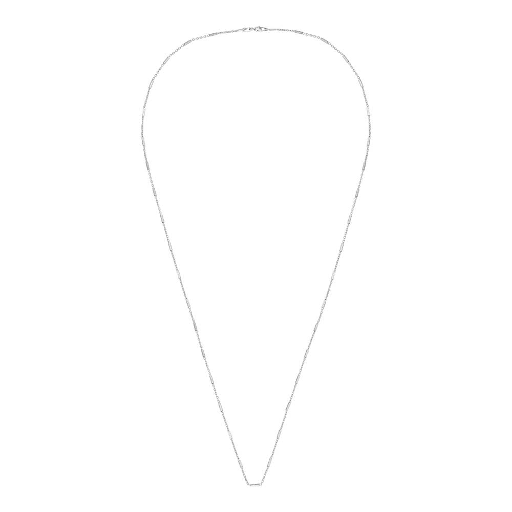 Silver Bi-Bar M chain