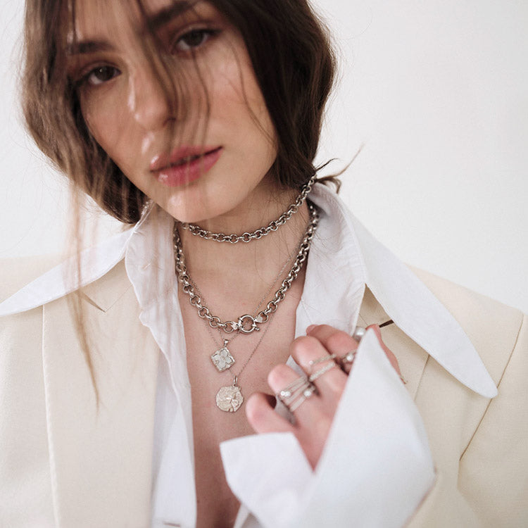 Siegfried Minority 0.8 Silver necklace
