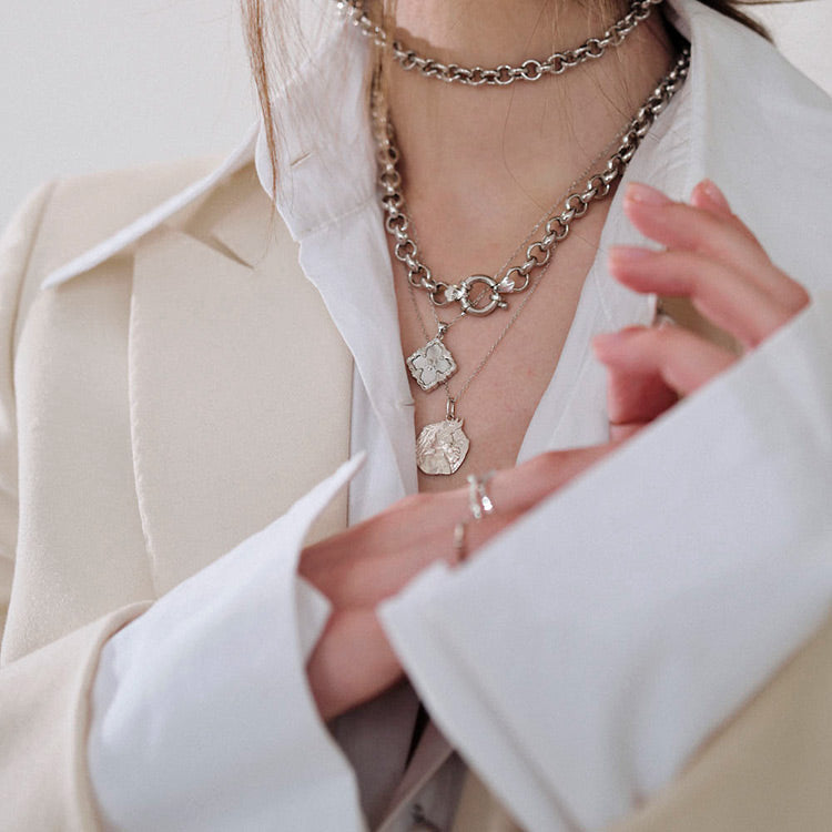 Siegfried Minority 0.8 Silver necklace