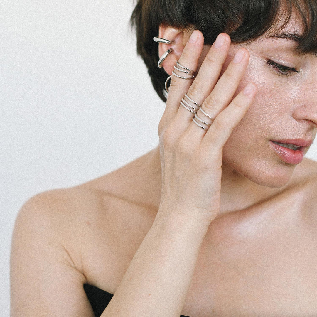 Interlude Ring, Sterling Silver
