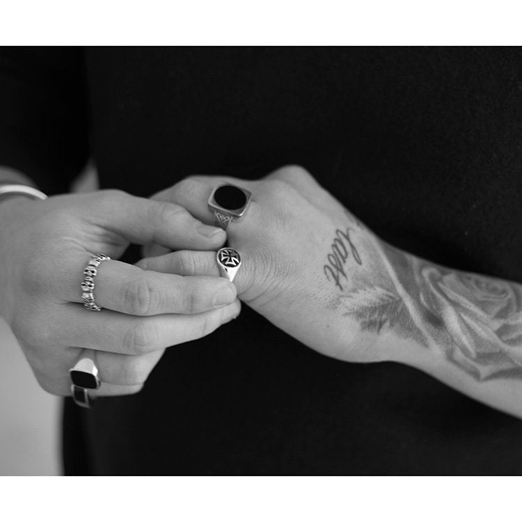 ManKind Bad Manners Silver Ring