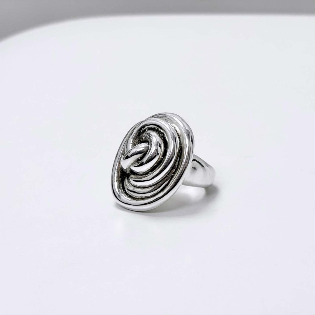 Meringue Ring, Sterling Silver