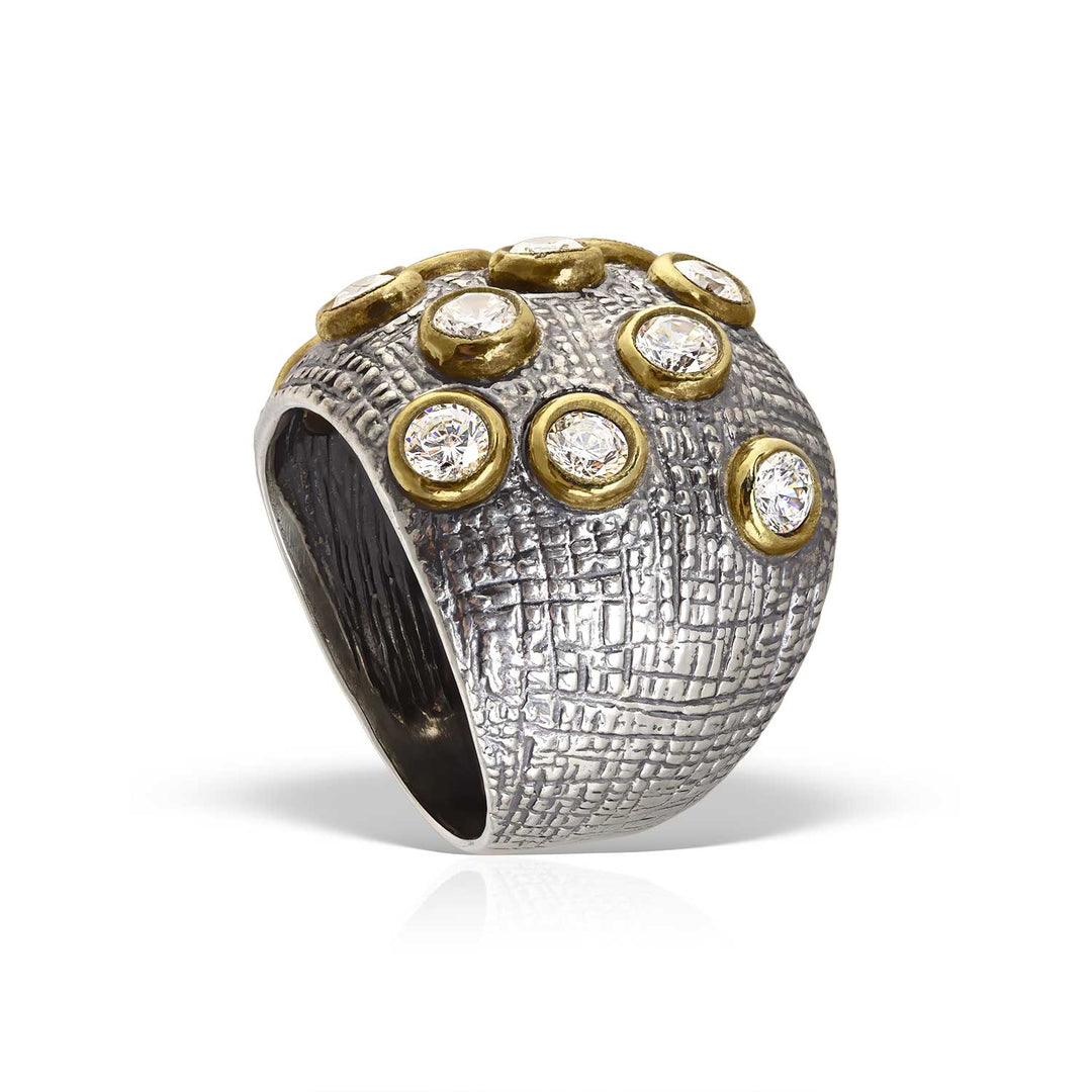 Umbria Zirconia Ring, Sterling Silver