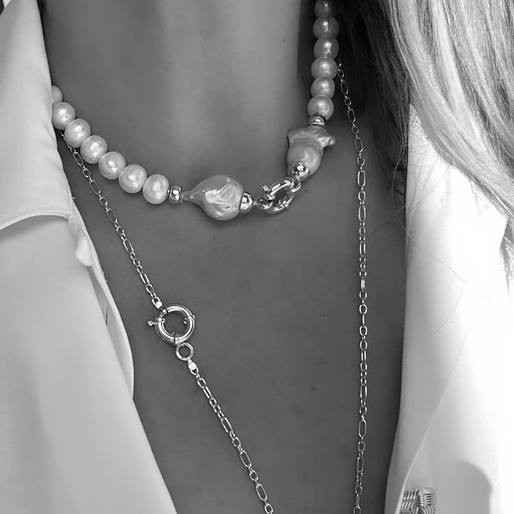 Nova Extravaganza Silver Necklace