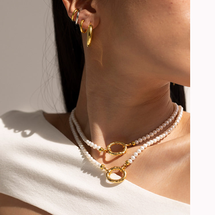 Colier Pearl Odyssey din Argint Aurit