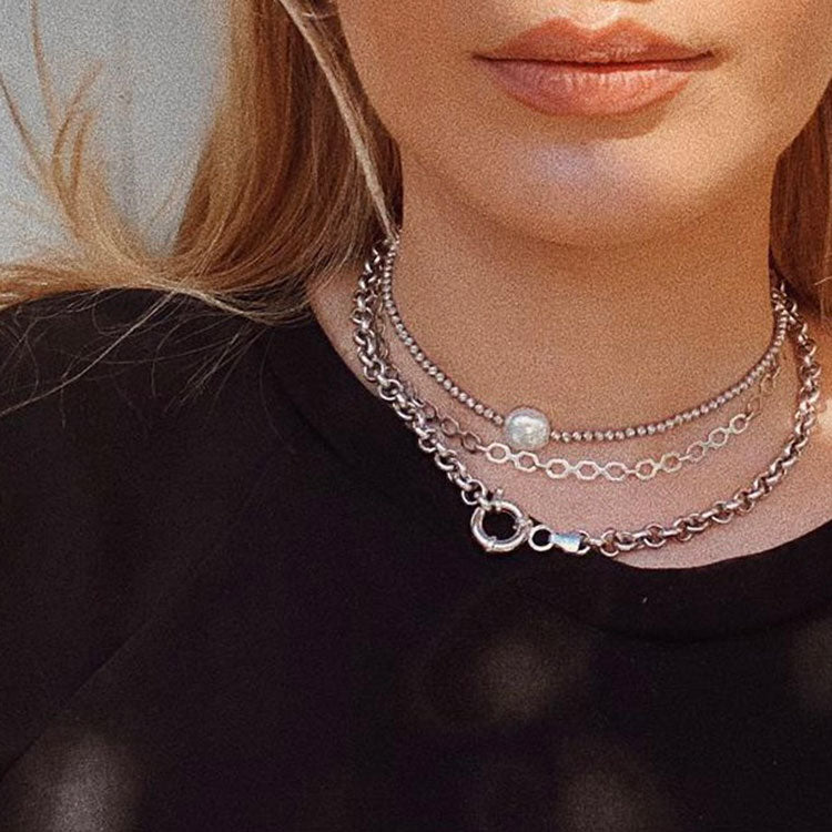 Siegfried Minority 0.8 Silver necklace