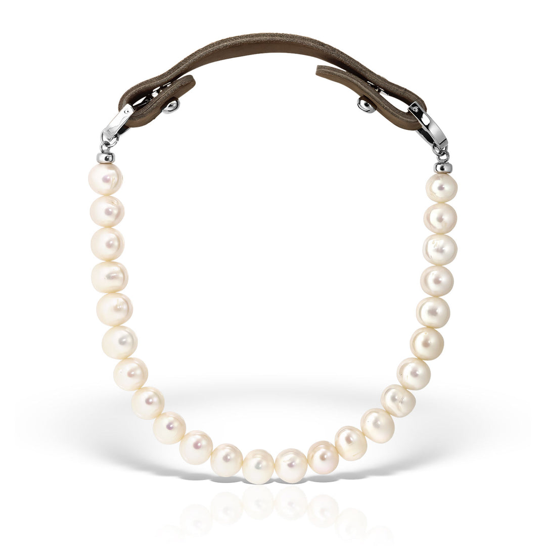 Colier Arden S, Perle si Piele
