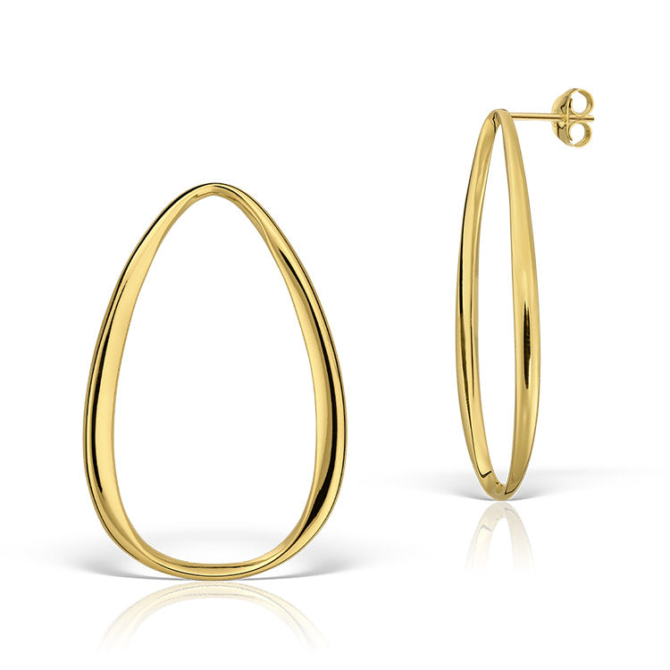 Miramar Earrings in Gold-plated Silver