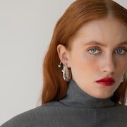 Cercei Sera Drop XL, Argint