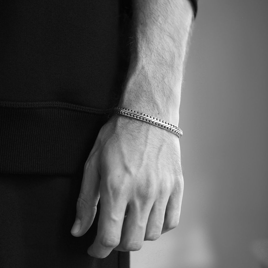 Mankind Sampaio Bracelet, Solid Silver