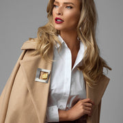 Brosa XL Amber Inside din Argint