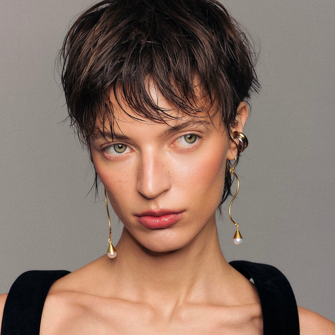 Cercei La Landonne, Argint Aurit