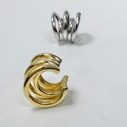 Earcuff Cinco Earring, Gold-Plated Silver