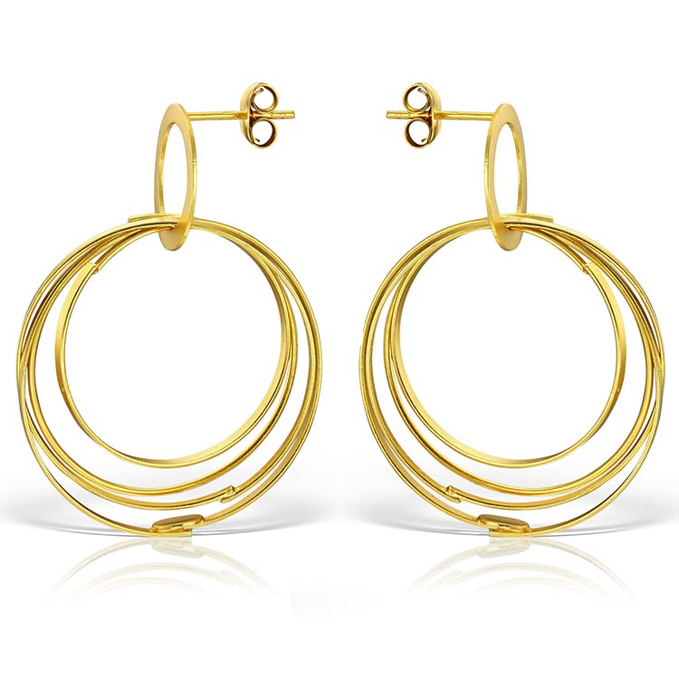 A Life Less Ordinary S Silver Gilt Earrings