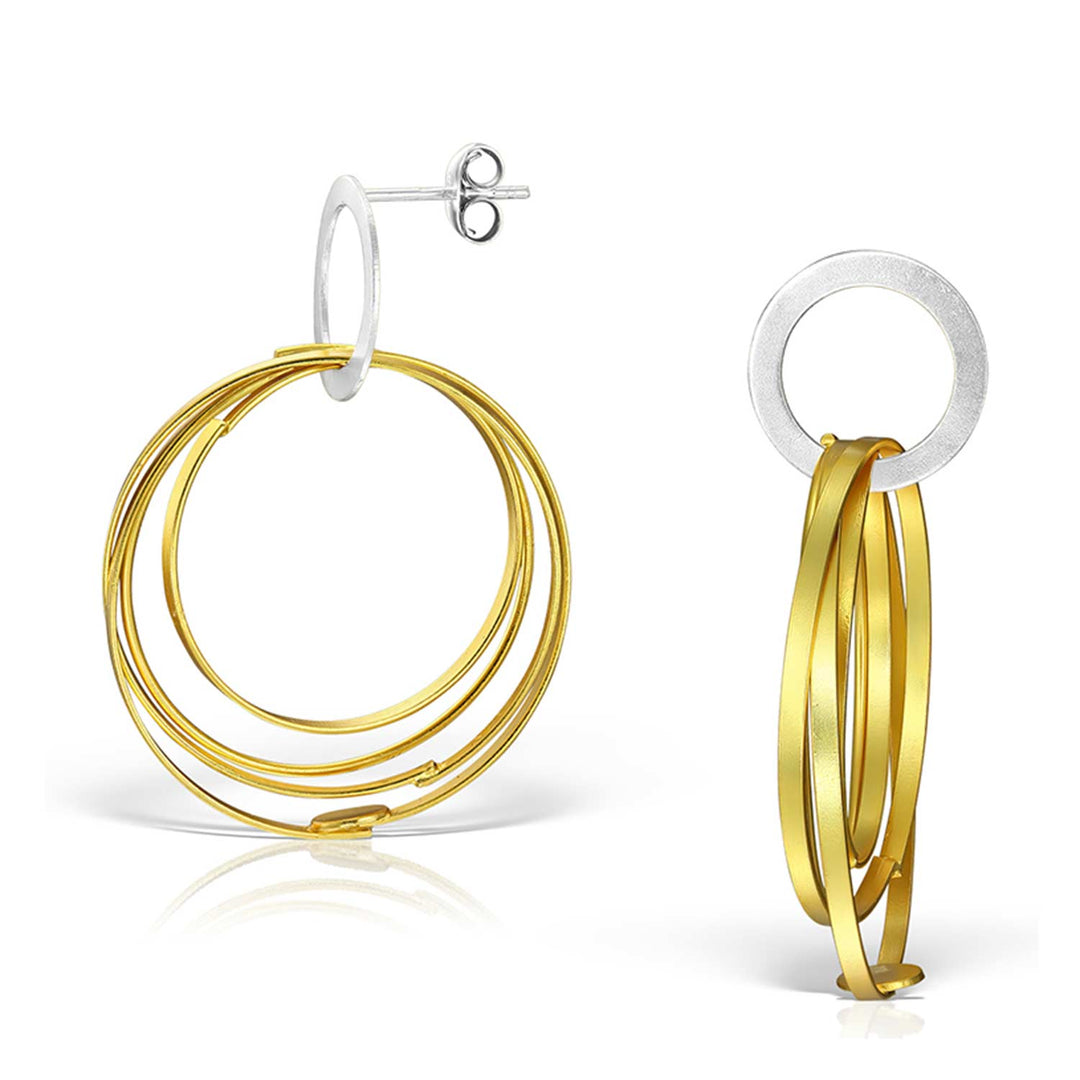 A Life Less Ordinary S Silver Gilt Earrings