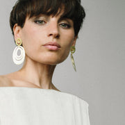 Andromeda S Earrings, Gold-Plated Silver