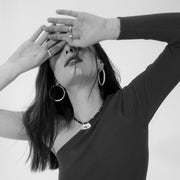 Cercei Aragon Hoops L din Argint