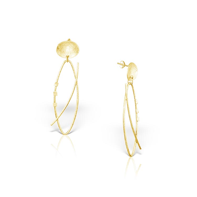 Arcana Earrings in Gold Plated Silver