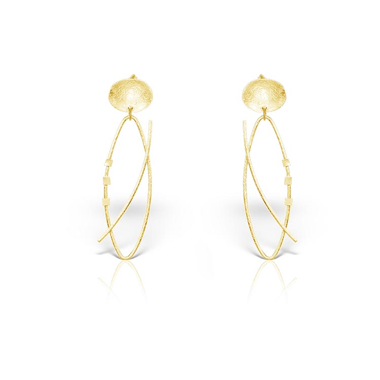 Arcana Earrings in Gold Plated Silver