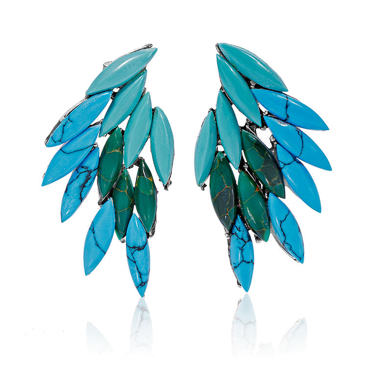 Azael Arra Mini Silver Earrings