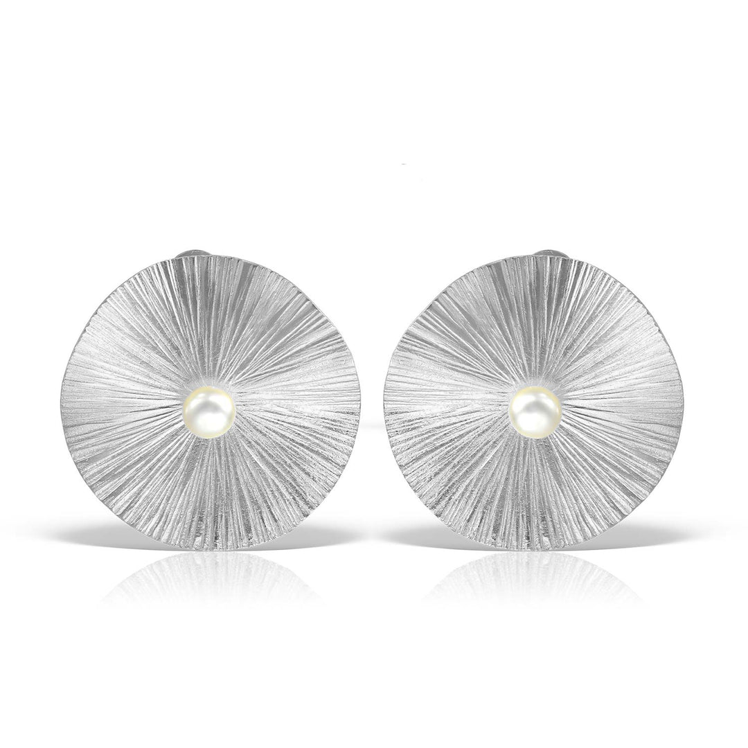 Chantall earrings, Silver