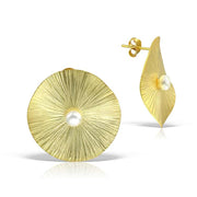 Chantall earrings in Gold-plated Silver