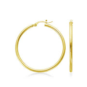 Cercei Creole S din Argint Aurit