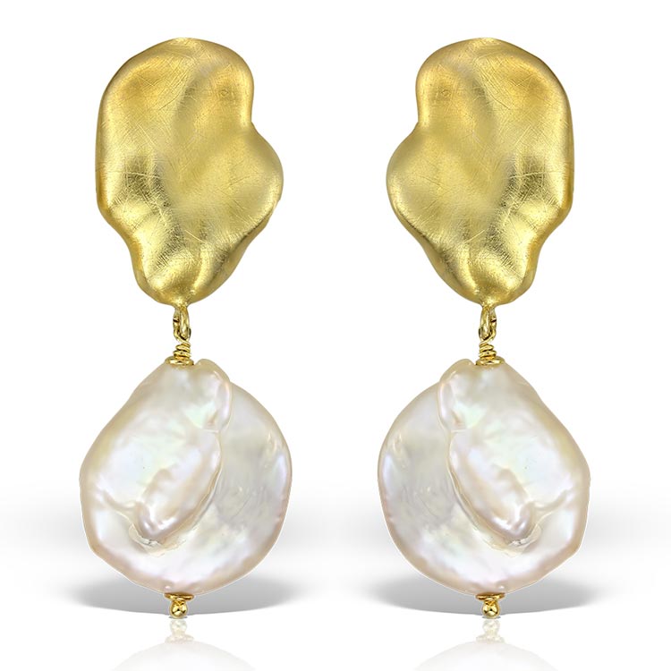 Disorder Dilemma Earrings in Gold Plated Silver