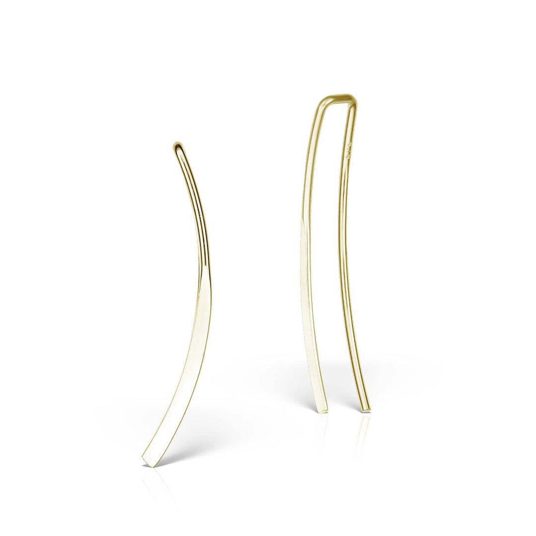 Cercei Earcuff Touch, Argint Aurit